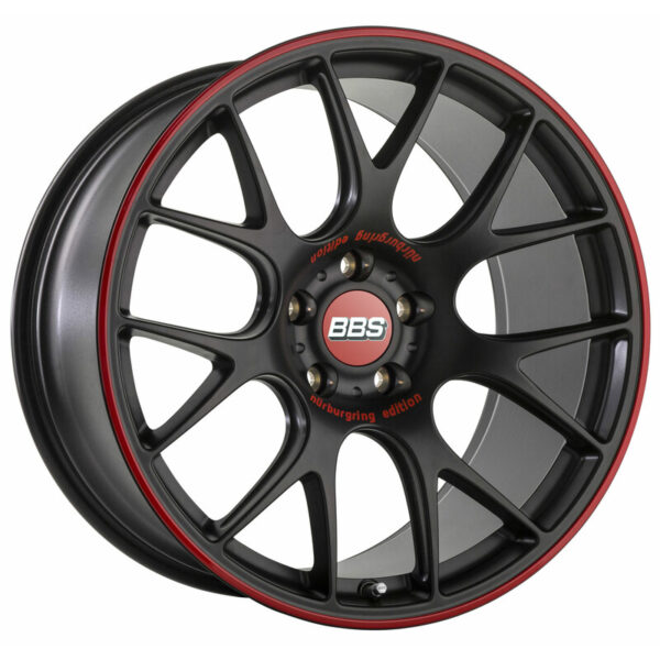 BBS Rims CH R 19x8 5" 5x112 ET32 Flat Black Nürburgring Edition CH126