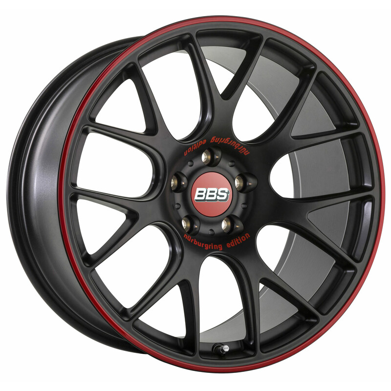 BBS CH R 20x9" 5x112 ET25, Flat Black "Nürburgring Edition" (CH148)