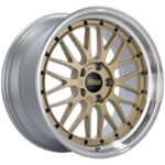 BBS LM 17x7.5" 4x100 ET40, Gold | Buy Gold BBS Rims LM 17x17.5