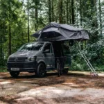 Latitude Pioneer Dark Grey Two-Person Soft-shell rooftop tent
