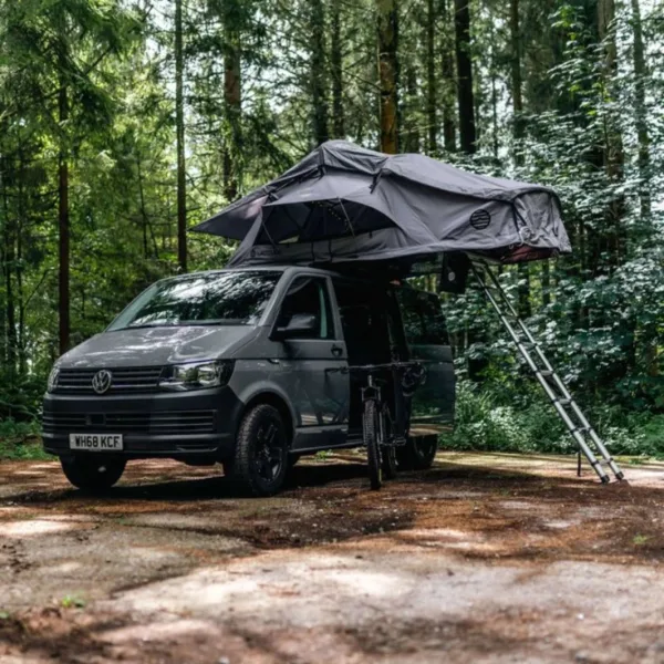 Latitude Pioneer Dark Grey Two Person Soft shell rooftop tent