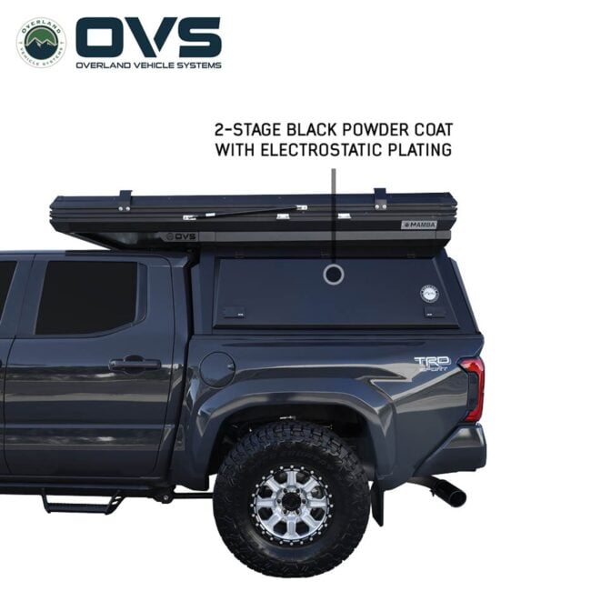 OVS Excursion Truck Bed Camper Shell w/ Rooftop Tent for 2009+ Ram 2500/3500 (6'4" Bed) (70300022)