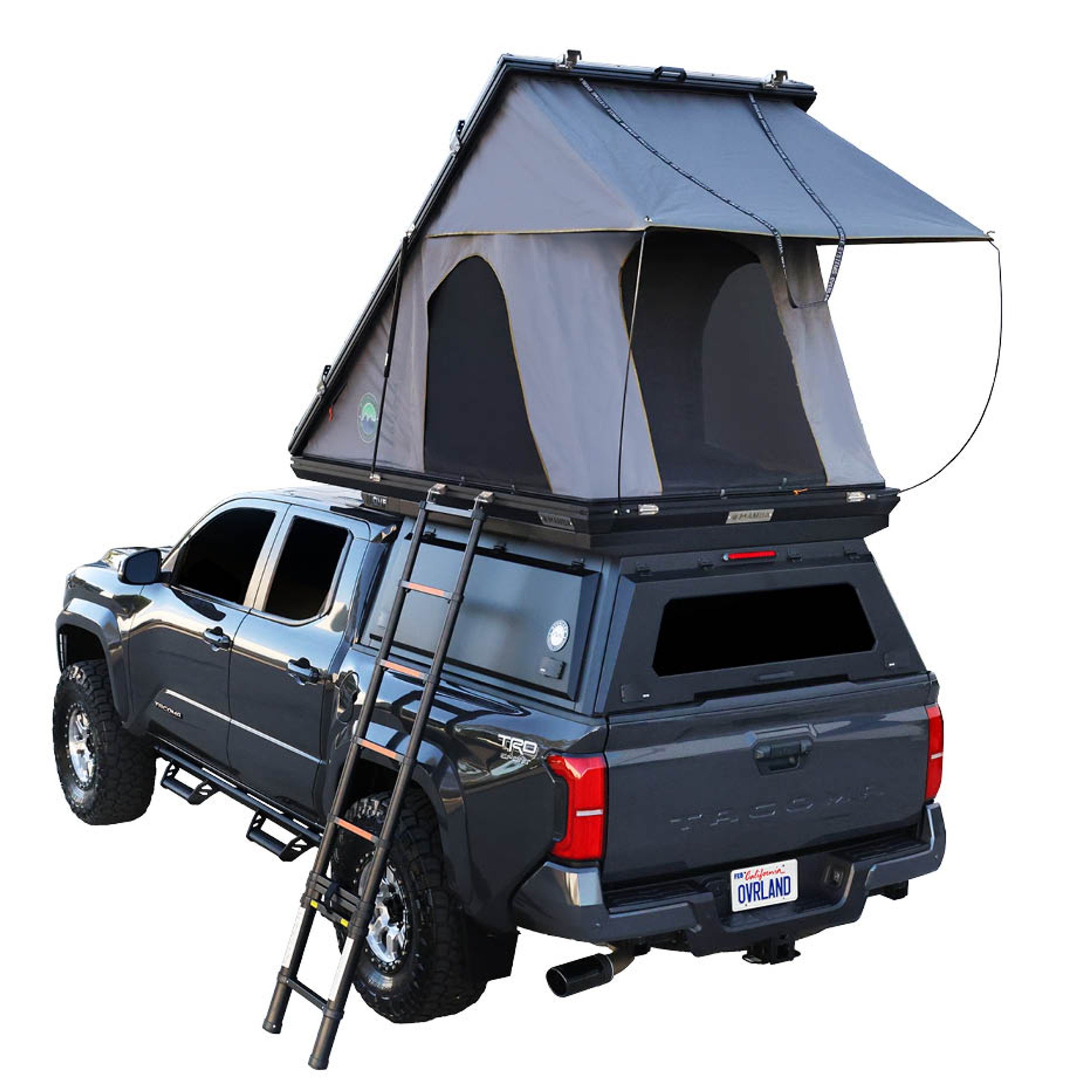 OVS Excursion Truck Bed Camper Shell w/ Rooftop Tent for 2009+ Ram 2500/3500 (6'4" Bed) (70300022)