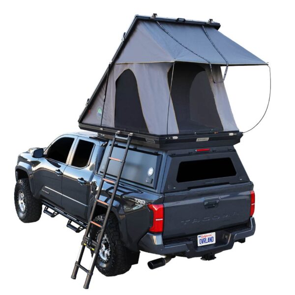 OVS Excursion Truck Bed Camper Shell w/ Rooftop Tent for 2020+ Jeep Gladiator (5' Bed) (70300003)