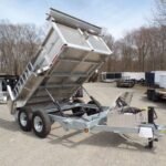 BEST DUMP TRAILER 7X12 ft ALUMINUM | Buy New 7x12 Aluminium Dump Trailer